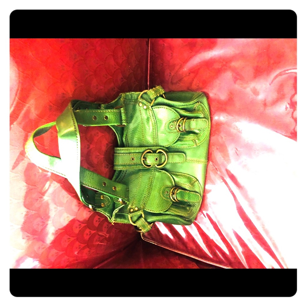 Green Leather purse